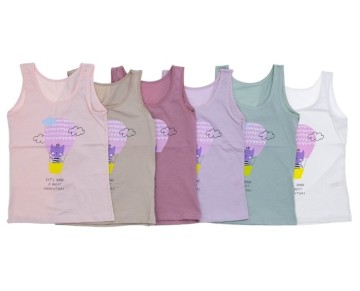 2/11 YAŞ 07810 KIZ BASKILI GENİŞ ASKI ATLET