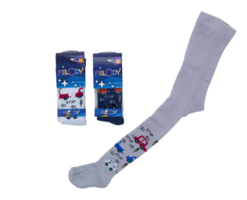 5-6 YAS DESENLI BASKILI KULOTLU CORAP