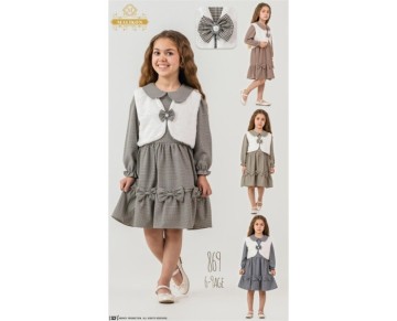 6/9 yaş  869-EKOSELİ ELBİSE