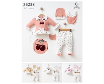 0/3 AY 25233-SÜZÜNE KİRAZLI 5 Lİ SET