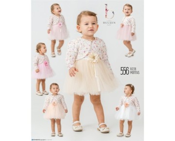 9/18 AY-556-RENKLİ ÇİÇEKLİ PULLU BOLEROLU ELBİSE