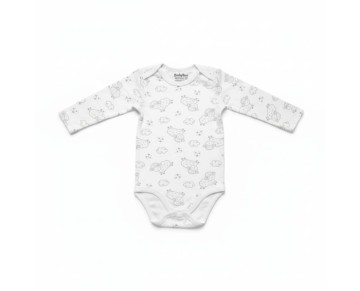  3/6 yaş716732-3.5-4-5-6 YAS KUZU DESENLI KOLLU BADI