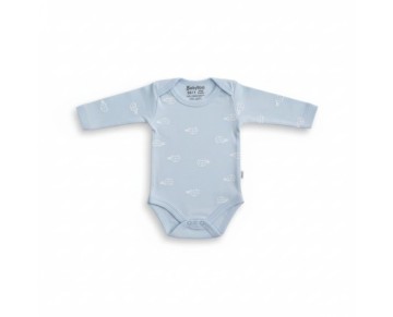 1/9 AY-708241-BABYTOO KUCUK BEYAZ KAPLUMBAGA DESENLI KOLLU BADI