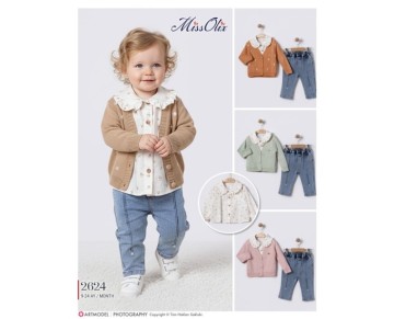 9/24 AY-02624-desenli gömlek-triko hırka-kot pantalon