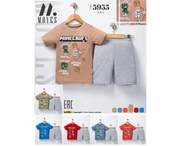 3/6 YAŞ-5955-MİNECRAFT 2Lİ TAKIM