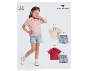 3/6 yaş 4131-SIMLI DESEN TAKIM