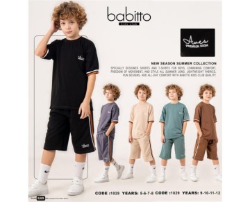 9/12 YAŞ-01029-ÖNÜ VE ŞORTU BASKILI ERKEK TAKIM