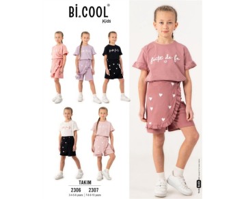7/10 YAŞ-2307-Bİ.COOL ŞORT ETEKLİ TAKIM