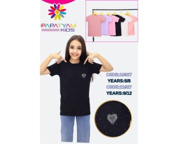 5/8 YAŞ-10927-BASKILI TISORT