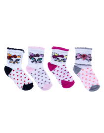 0/4 YAŞ 905 KEDİ DESEN PENYE SOKET ÇORAP
