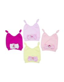 6 AY 1039 RENKLİ DANTEL TOKALI BERE