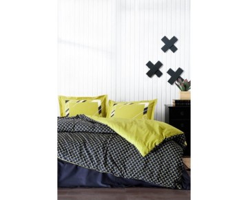 Özdilek Çift Kişilik Ranforce Nevresim Takımı Kudonta Yeşil