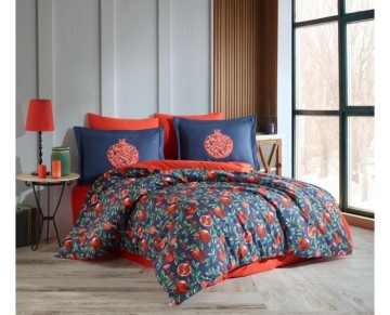 Hobby Çift Kişilik Poplin Nevresim Plenty Kırmızı