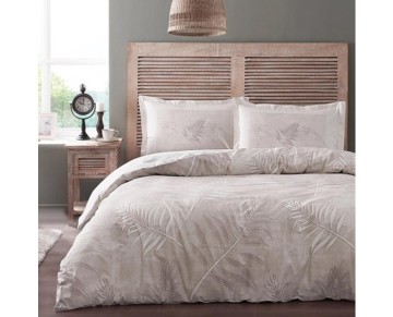 Özdilek Çift Kişilik Ranforce Nevresim Takımı Frunze Kahve