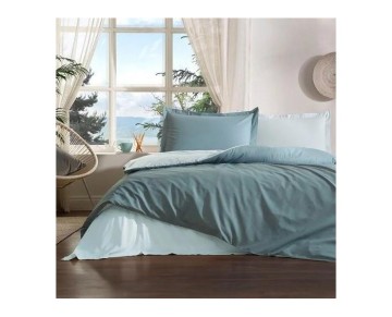 Özdilek Çift Kişilik Ranforce Nevresim Takımı Colourist Maldiv Aqua