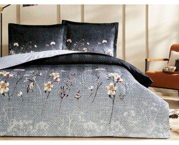 Özdilek Çift Kişilik Ranforce Nevresim Takımı Ramas Secas Gri