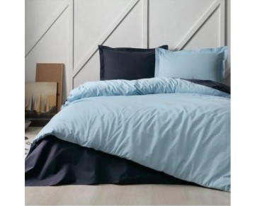 Özdilek Çift Kişilik Ranforce Nevresim Takımı Colormix Aqua Lacivert