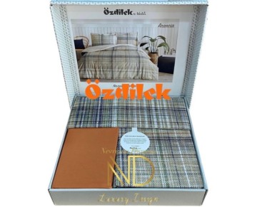 Özdilek Çift Kişilik Ranforce Nevresim Takımı Arancia Krem