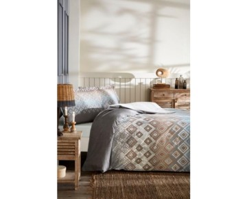 Özdilek Çift Kişilik Ranforce Nevresim Takımı Pietre Mavi