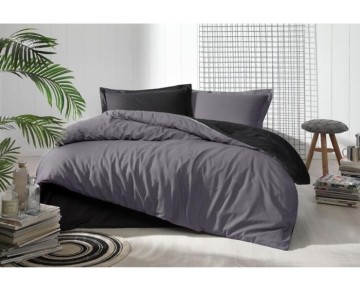 Özdilek Çift Kişilik Ranforce Nevresim Takımı Colourist Antrasit Siyah