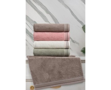 Altınbaşak Jakarlı 4´lü 50x90 El Havlusu Selinda