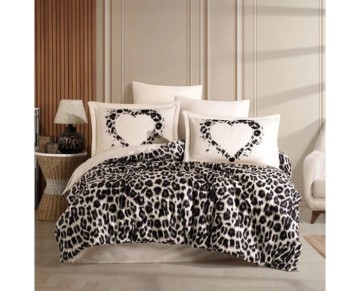 Hobby Çift Kişilik Saten Nevresim Aura Taş