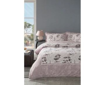 Özdilek Tek Kişilik Ranforce Nevresim Takımı Toile De Jouy Pudra