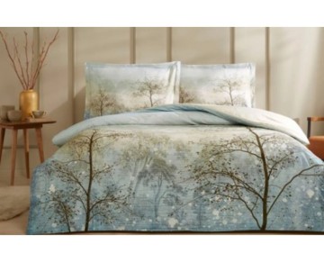 Özdilek Tek Kişilik Ranforce Nevresim Takımı Inverno Bej