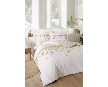 Özdilek Çift Kişilik Ranforce Nevresim Takımı Marigold Krem