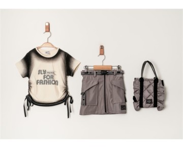 5/8 YAŞ 12124 3LÜ KIZ TAKIM