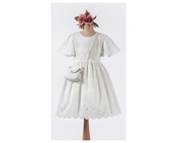 6/12 YAŞ-2440-Çantalı Elbise