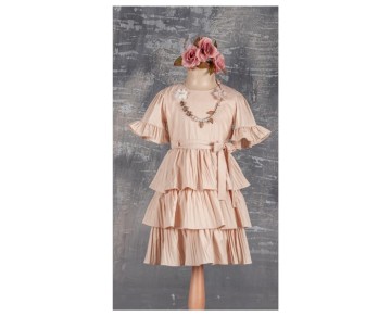 6/12 YAŞ-2538-Kolyeli Elbise