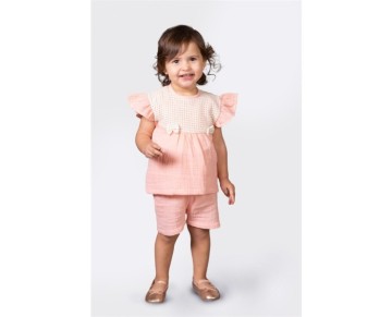 9/24 AY 2391 DANTELLİ FİYONKLU YAZLIK KIZ TAKIM